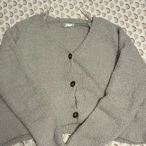 Only worn once , no stains , buttons are fine .